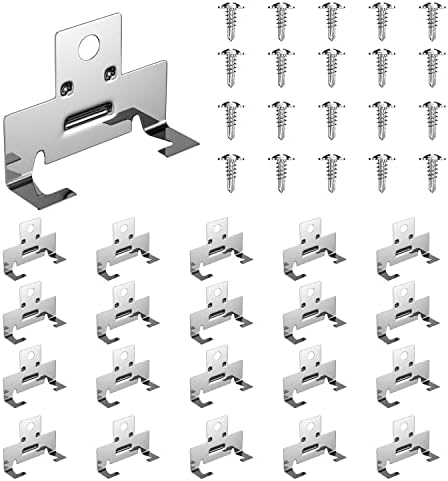 ROOWINTOO Recessed Light Clips for retrofitting recessed Light canisters, Downlight recessed Light Clips for use with Torsion Springs 20 Pack (10 Pairs)