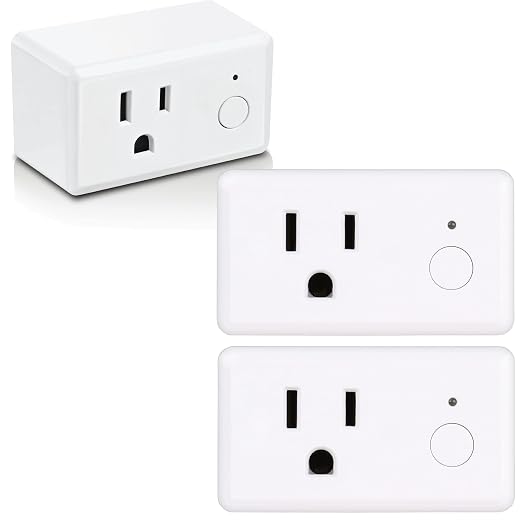 Feit Electric Indoor Smart WiFi Plug Compatible with Alexa and Google Home (3 Pack)