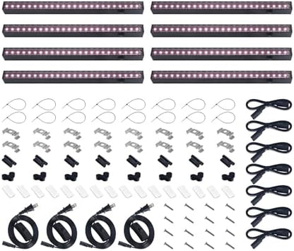Barrina T5 Grow Lights for Greenhouses, 1FT 5W, Full Spectrum, 8 Packs