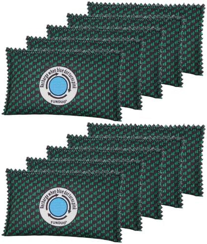 100g Rechargeable Desiccant Pack of 10,Moisture absorbers for storage,Moisture absorbers Bag,Desiccant Dehumidifier bag,Dehumidifier for Home Closets,Gun Safe, and Cars