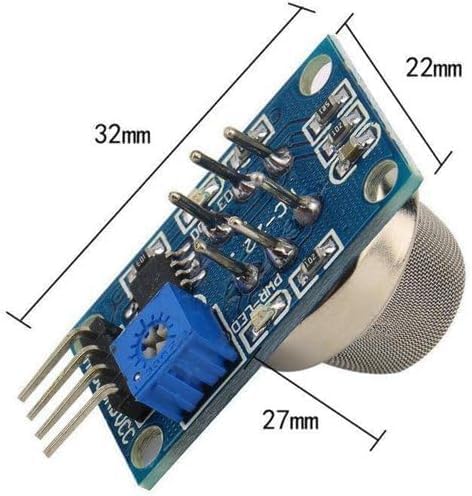 1Pc MQ-135 Air Quality Sensor Hazardous Gas Detection Module for Arduino, Indoor Air Quality Meters Module