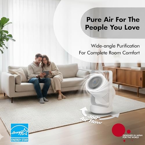 Pure Air PA4 Smart Wozoyo Air Purifier for Home, AHAM VERIFIDE, Covers up to 1065 ft², CFM 142, H13 HEPA 3-in-1 Filtration, Filters PM2.5, PM10, PM Display, Ultra-Quiet, Works with Alexa & Google
