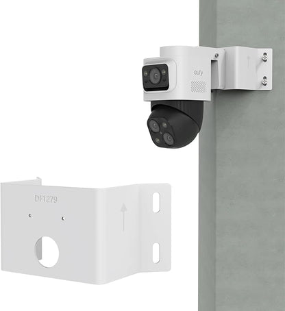 Corner Mount Bracket Compatible with eufy PoE NVR Security System S4 Max,eufyCam S4 and eufy PoE Bullet-PTZ Cam S4 Camera (White)