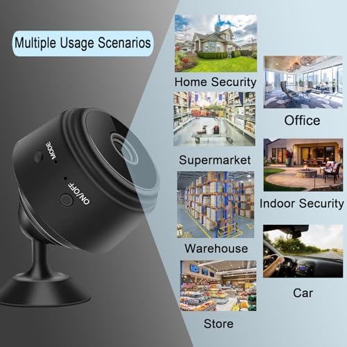 ZMDCAM Mini WiFi Camera 1080P Security Camera for Home Use