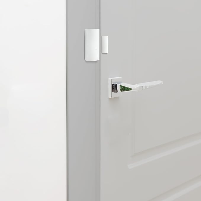 Metronic Zigbee Opening Detector Adhesive Mount Compatible with Home Stay App, Low Energy Consumption, Wi-Fi Connectivity, Penetration and Light Sensor - 495720