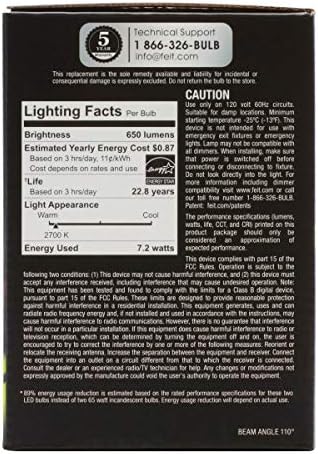 Feit Electric BR30DM/927CA/2 BR30 27K LED