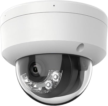 DS-2CD1183G2-LIUF 4K 8MP Smart Hybrid Light PoE IP Dome Camera Outdoor, 2.8mm Wide Viewing Angle, H.265+ Compression, IP67 IK08, Human/Vehicle Detection, Built-in microphone, Work with iVMS-4200