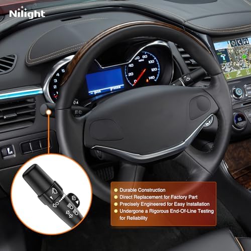 Nilight Turn Signal Switch Compatible with 2006-2013 Chevy Impala