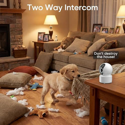 BROTEX Indoor Security Camera, 2.4GHz Wireless Camera for Home Security