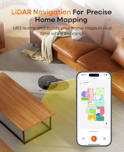 Robot Vacuum and Mop 7000Pa LiDAR Self-Empty Station