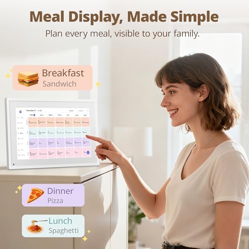 Dragon Touch 10.1 inch Digital Calendar Chore Chart – Interactive Touchscreen, Smart Family Planner, Hearth Display Desk Digital Calendar Best Gifts for Christmas, Wedding, Mom | Interactive Touchscreen, Hearth Display Desk Digital Calendar Best Gifts ...
