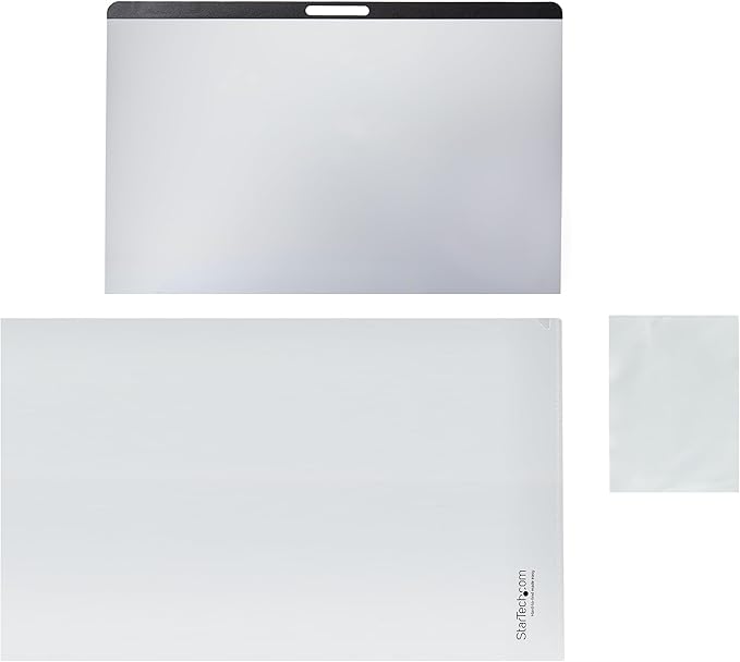 StarTech.com Laptop Privacy Screen for 15 inch MacBook Pro & MacBook Air - Magnetic Removable Security Filter - Blue Light Reducing Screen Protector 16:10 - Matte/Glossy - +/-30 Degree (PRIVSCNMAC15)