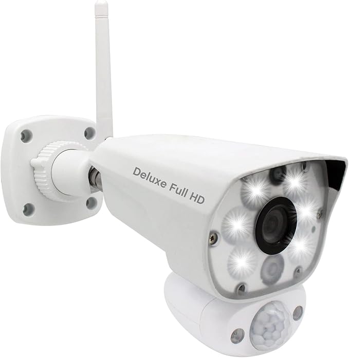 CasaCam GuardainCam Deluxe | AC Powered 1080p Floodlight Camera for VS5802, VS5102A, VS5072 and VS5002 Wireless Security System | Add-on Camera, Weather Proof, Two-Way Audio, Model VC5000L