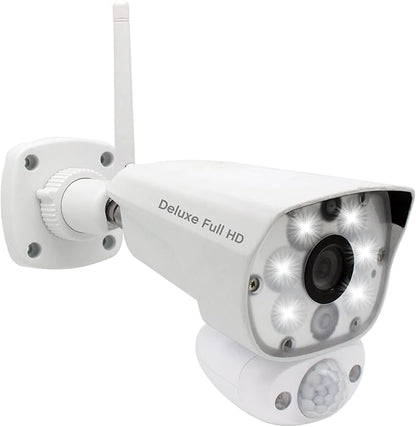 CasaCam GuardainCam Deluxe | AC Powered 1080p Floodlight Camera for VS5802, VS5102A, VS5072 and VS5002 Wireless Security System | Add-on Camera, Weather Proof, Two-Way Audio, Model VC5000L