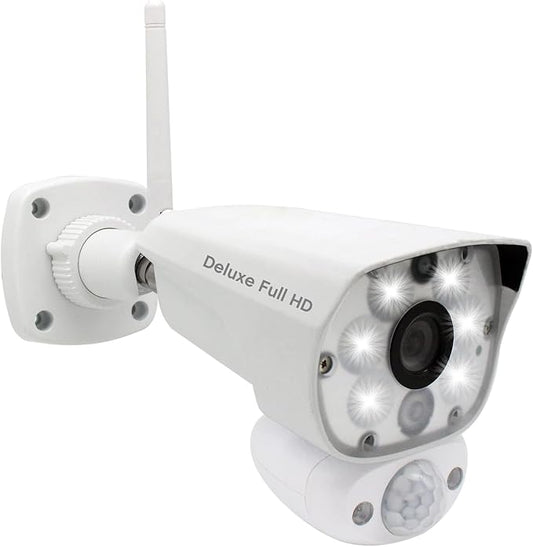 CasaCam GuardainCam Deluxe | AC Powered 1080p Floodlight Camera for VS5802, VS5102A, VS5072 and VS5002 Wireless Security System | Add-on Camera, Weather Proof, Two-Way Audio, Model VC5000L