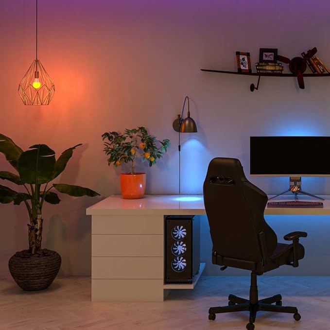 Satco 11253 - 9.5A19/LED/RGB/TW/SF/2PK S11253 Starfish LED Light System