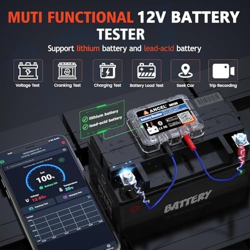 ANCEL BM200 Blue-US Battery Monitor 12V Automotive Bluetooth