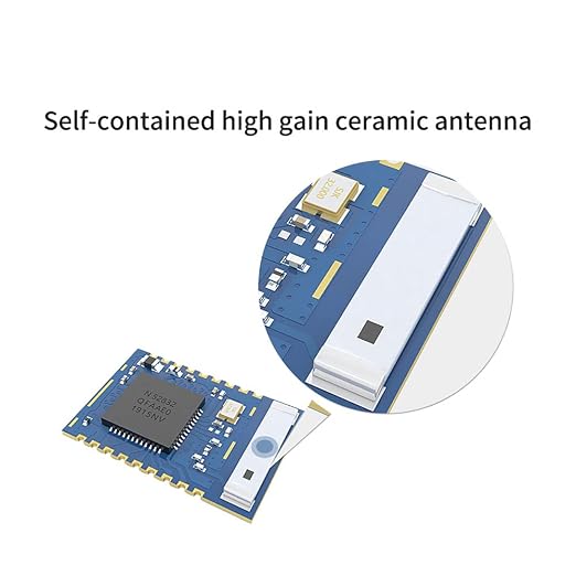 BLE 5.0 nRF52832 Bluetooth Module 4dbm Serial to BLE E104-BT5032A SMD Ceramic Antenna Wireless transceiver Module