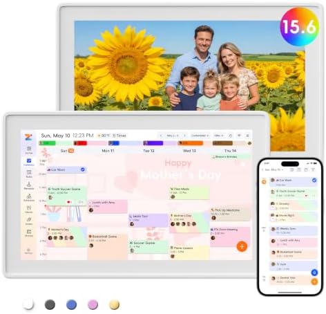 Westsee 15.6" Digital Calendar, No Subscription Smart Family Planner