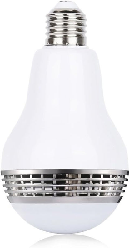 Smart Light Bulb with Bluetooth Speaker 7W 350lm 2700-6500k E27 Controlled RGB Multi Color Adjustable and Dimmable by Wireless APP Music Speaker and Bulb 2 in 1 Mood Lighting