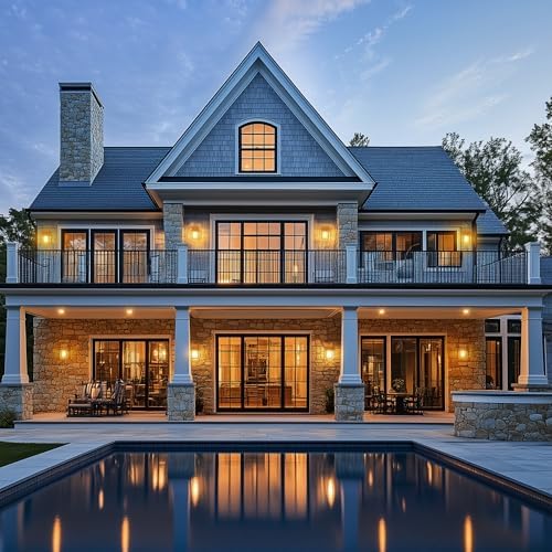 Outdoor Exterior Lighting Fixture for House, Waterproof Front Porch Lights