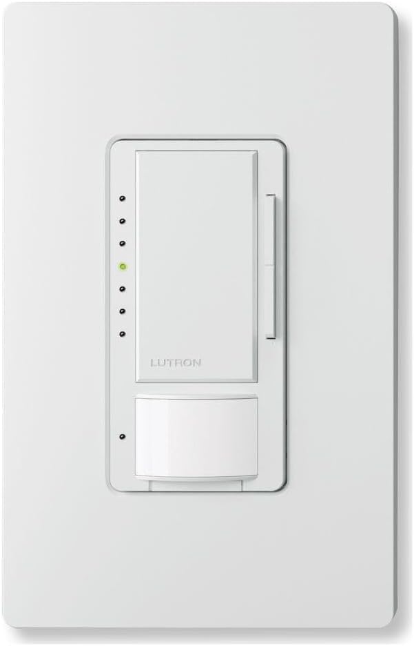 Lutron Maestro LED+ Motion Sensor/Dimmer Switch | 150W LED | Single Pole/Multi-Location | MSCL-OP153M-PD | Palladium