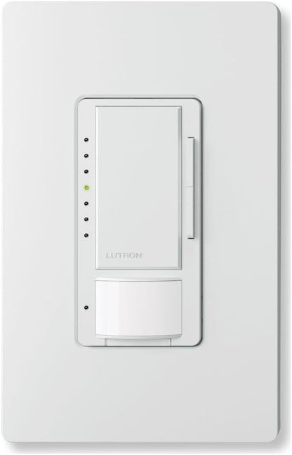 Lutron Maestro LED+ Motion Sensor/Dimmer Switch | 150W LED | Single Pole/Multi-Location | MSCL-OP153M-PD | Palladium