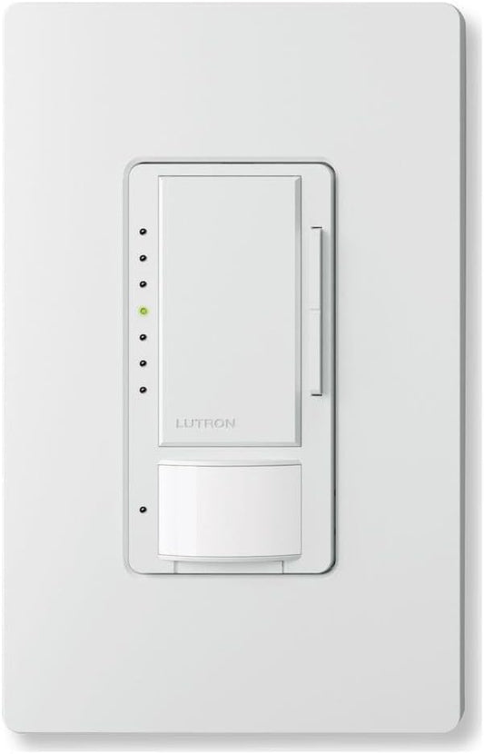 Lutron Maestro LED+ Motion Sensor/Dimmer Switch | 150W LED | Single Pole/Multi-Location | MSCL-OP153M-PD | Palladium