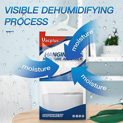 Vacplus Moisture Absorber, 15Pack Hanging, Strong Absorption, Unscented