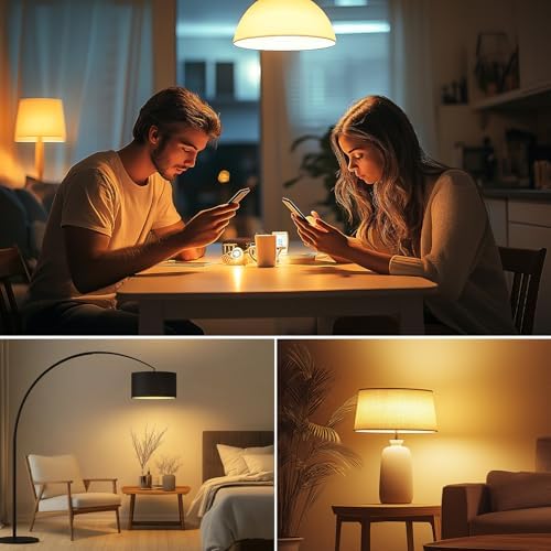 Linkind A19 LED Light Bulbs, 100 Watt Equivalent, 2700K Soft White 4 Packs