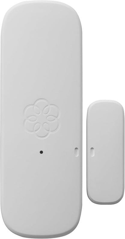 Ooma Door and Window Sensor, works with Ooma Smart Home Security. No contracts and free self-monitor plan. Optional professional monitoring, motion, keypad, water sensor, and garage door sensor
