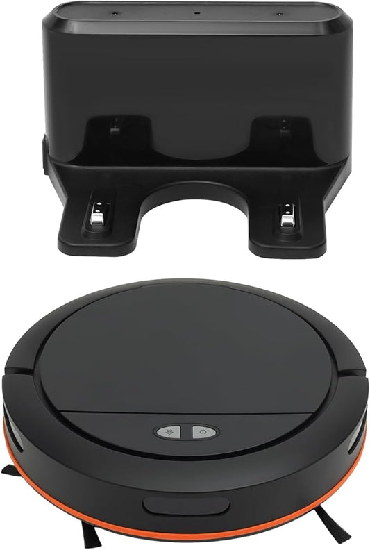 Robot Vacuum and Mop Combo, 3-in-1 Robot Vacuum Cleaner, Sweeping Machine with APP & Button Control, Max 2700Pa Suction, 120Mins Runtime, Robotic Vacuum for Pet Hair, Carpet, Hard Floor, Black