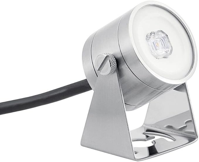 Kichler Landscape LED 6 Watt 2700K 12 Volt Submersible Accent Light in Stainless Steel, 16027SS27