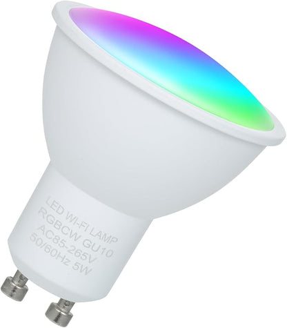 Garosa Smart Light Bulbs, 5W Bluetooth LED Bulbs, Color Changing,Smart Home for Decorating Living Home (Wi-Fi Type)