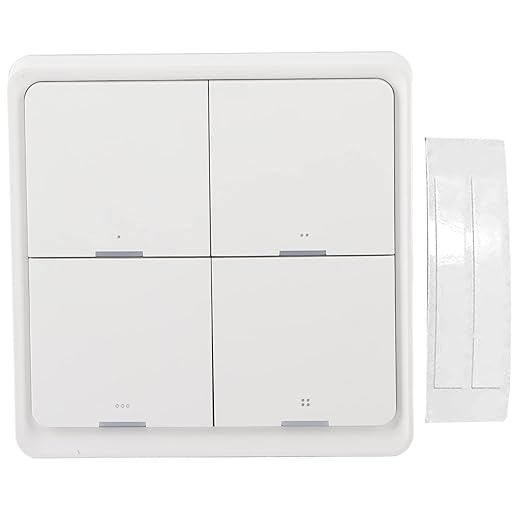 Keenso Smart Wireless 4 Panel Scene Switch for Home Automation BedroomKitchenBathroom