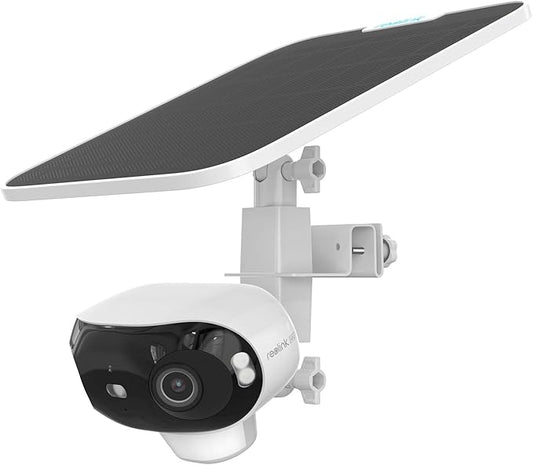 2 in 1 Camera Gutter Mount for Reolink Argus 4 Pro 4K Solar Security Cameras (White)