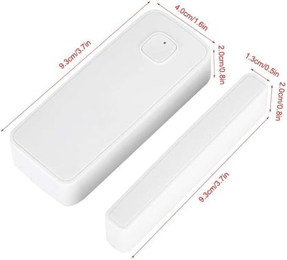 Smart Door&Window Sensor Alarm Compatible with and Home Tuya 45m 2.4g Control by app for Home Security