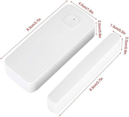 Smart Home Security Alarm System with App Control, Works with Home Assistan | 2.4GHz WiFi Door Window Sensor, Magnetic Detector with Phone Alert, for and Smart Home Automation