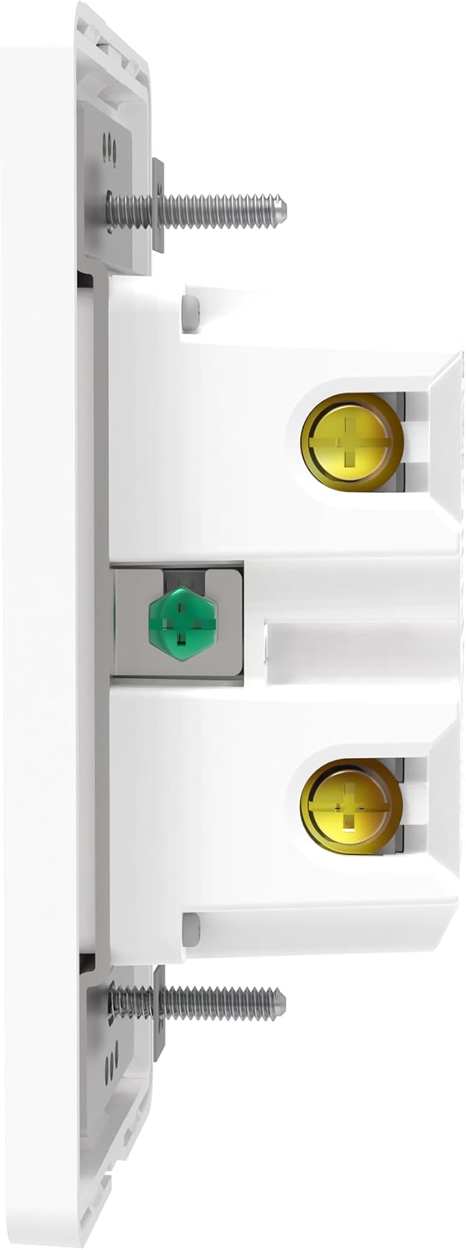 Square D by Schneider Electric X Series 15 Amp WiFi Energy Monitoring Light Switch, Single-Pole/3-way, 600 Watt, Rocker, Matter Certified, Works with Alexa, Google Home, Apple Home, Matte White