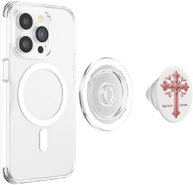 Elegant Cross Phone Stand Grip For Smart Phone And Tablets PopSockets PopGrip for MagSafe