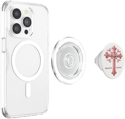 Elegant Cross Phone Stand Grip For Smart Phone And Tablets PopSockets PopGrip for MagSafe