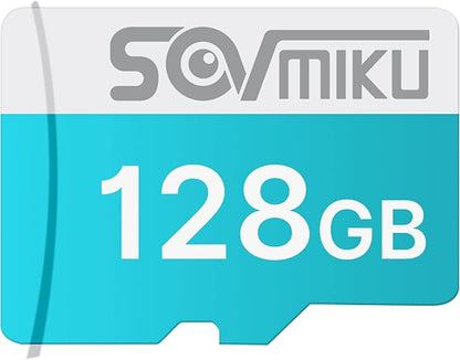 Sovmiku 128GB Micro_SD Card for Indoor/Outdoor Security Cameras, UHS-I U3 Read 90MB/sec, Write 30MB/sec, Memory Card for Action Camera, Drones, Dash Camera, Steam Deck, Switch.etc.