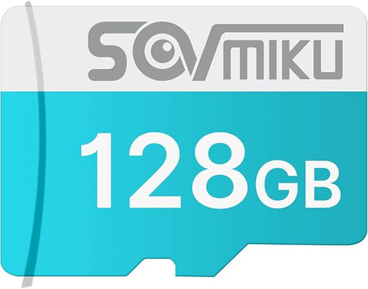 Sovmiku 128GB Micro_SD Card for Indoor/Outdoor Security Cameras, UHS-I U3 Read 90MB/sec, Write 30MB/sec, Memory Card for Action Camera, Drones, Dash Camera, Steam Deck, Switch.etc.