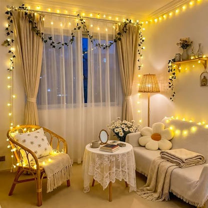 JMEXSUSS 100 LED Globe String Lights Indoor Bedroom, 33ft Classroom Lights (Pack of 2)