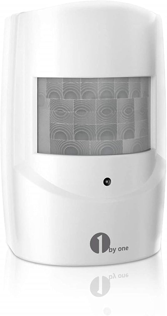 1byone Weatherproof Infrared Sensor, 24ft/8m Detect Range, Single | Wireless Motion Sensor Home Security System, Ideal for Indoor/Outdoor Property Protection