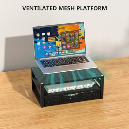 WALI Monitor Stand Riser with Drawer