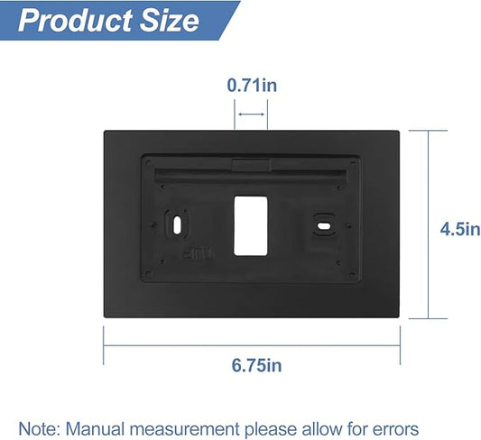 F61-2663 Wall Plate for Sen si Wi-Fi Programmable Thermostat,Smart Thermostat Trim Backplate Cover for Sensi ST55