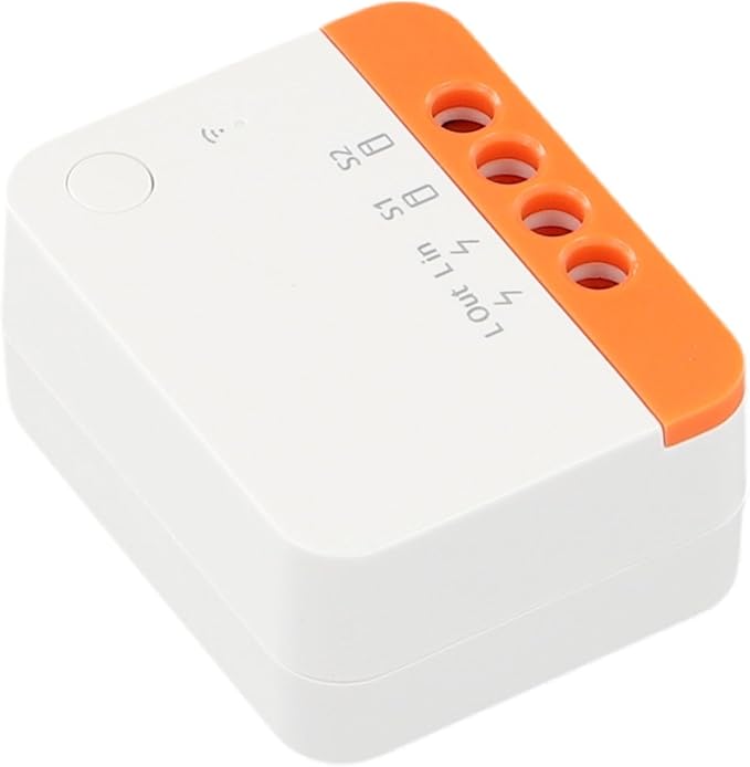 for ZBMINI-L2 for Zigbee 3.0 Smart Switch, Two-Way Relay Module, No Neutral Wire Required, Works with Rocker/Push Button, 100-240V 6A for Home Automation(2PCS.)