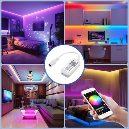 Smart WiFi RGB LED Light Strip Remote Controller, 24 Key RF Wireless Remote