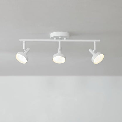 Globe Electric 64000008 19" 3-Light 22.5W Dimmable LED Integrated Track Lighting, Matte White, Lighting for Kitchen, Bathroom, Bedroom, or Dining Room, Living Room Ceiling Lights, Light Fixture